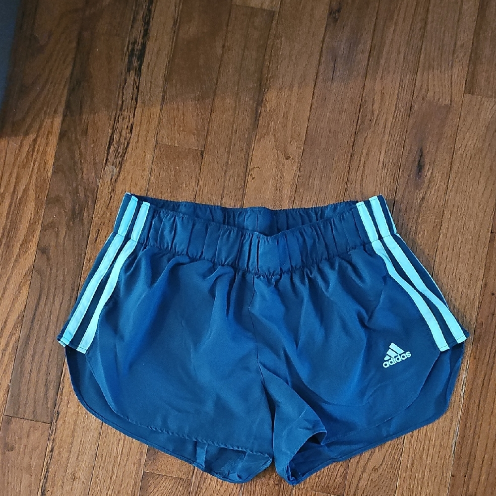 Adidas Blue Athletic Running Shorts